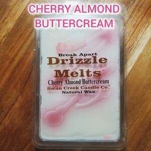 CHERRY ALMOND BUTTERCREAM SWAN CREEK CANDLE CO Drizzle Melts Natural Soy Wax